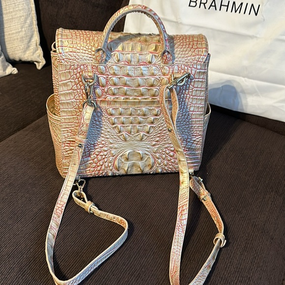 Like New Brahmin Liz backpack in Sunkiss 2024 - Picture 5 of 10